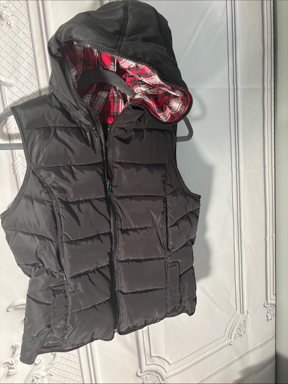 Zara Black Puffer Vest Junior Girls-Size Medium